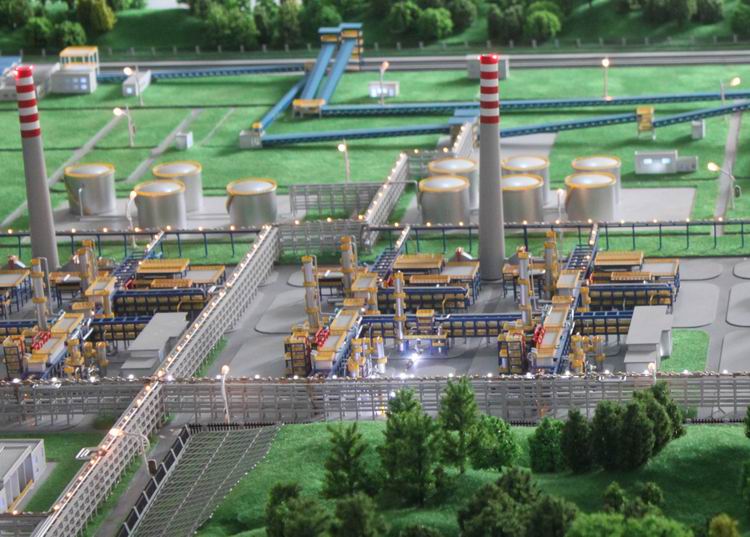 正定县石化区模型