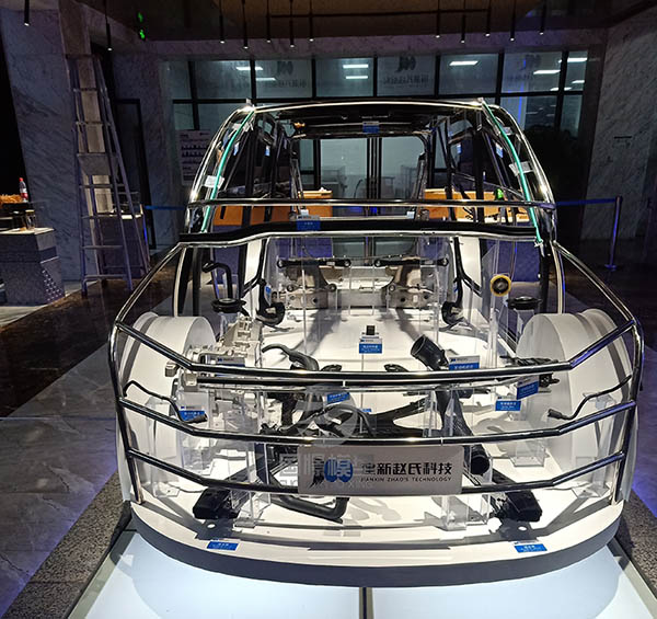 正定县透明车模型