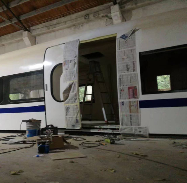 正定县高铁模型