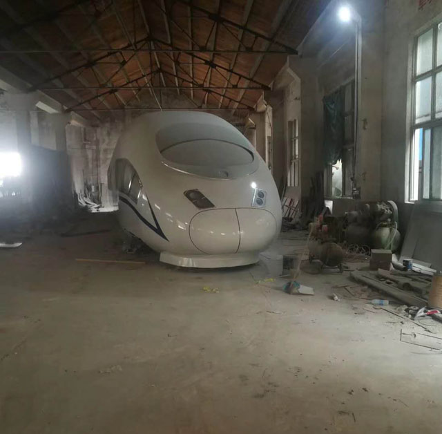 正定县高铁模型