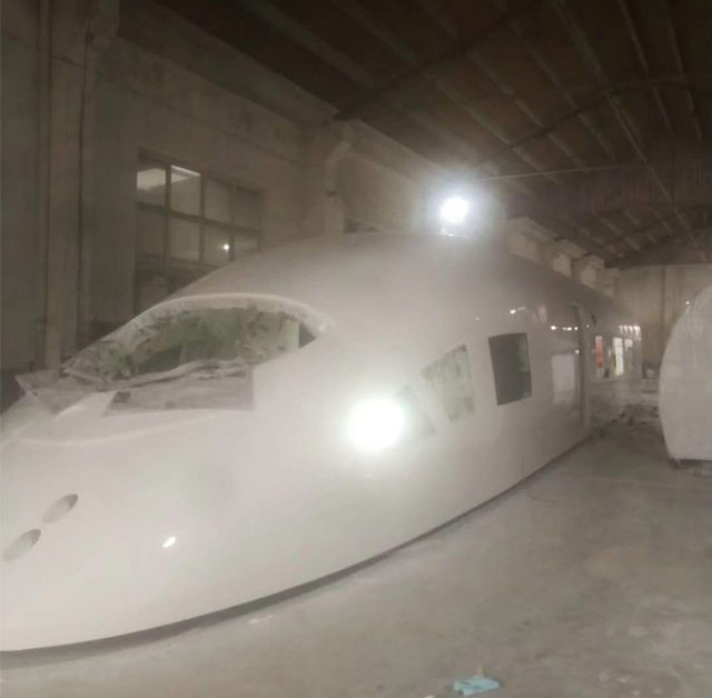 正定县高铁模型